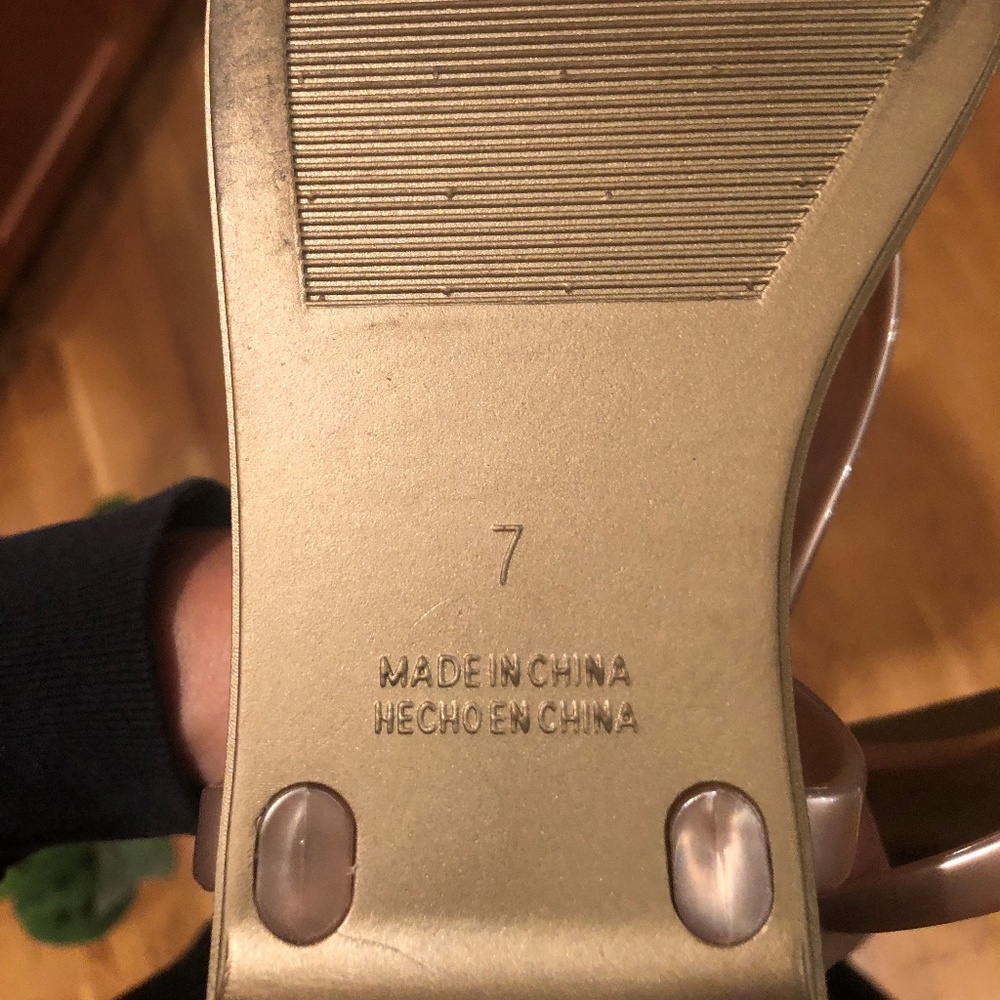 Rose Gold Sandals - Picture 4 of 4